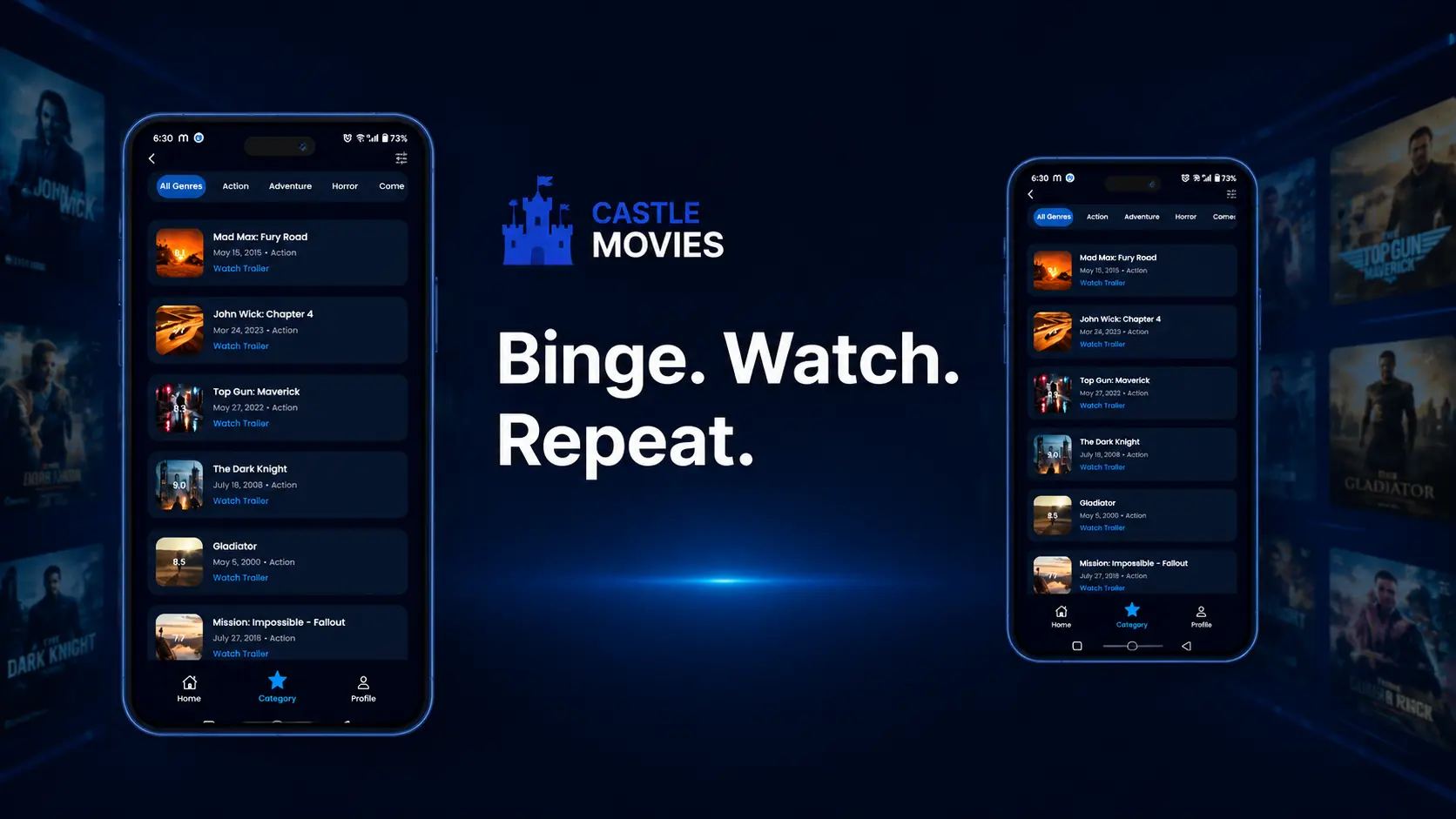 Watchlist feature inside Castle APK V4.5.7 so you never miss favourite titles